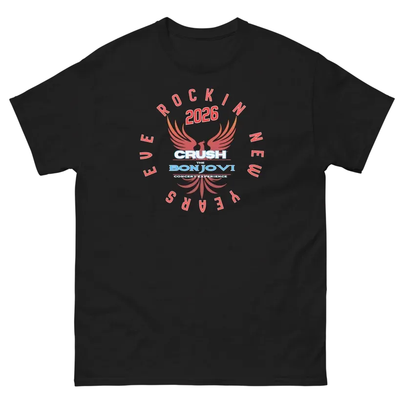 Limited Edition 2026 New Year’s Eve Shirt in the Crush winged logo print