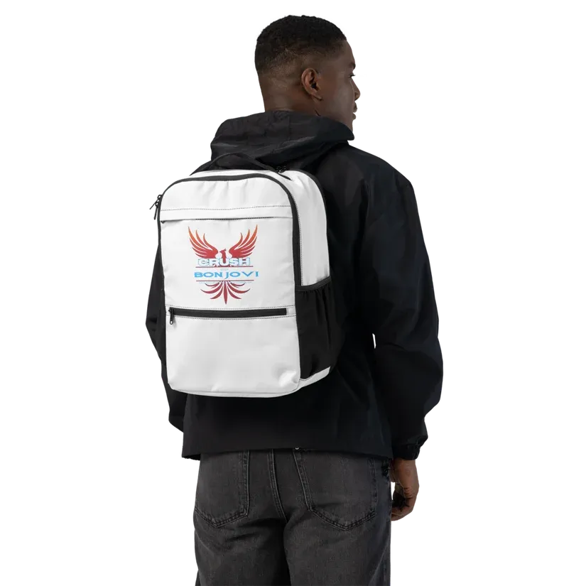 Utility Backpack in the Crush winged logo print